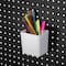 Small White Pegboard Storage Bin by Simply Tidy&#xAE;